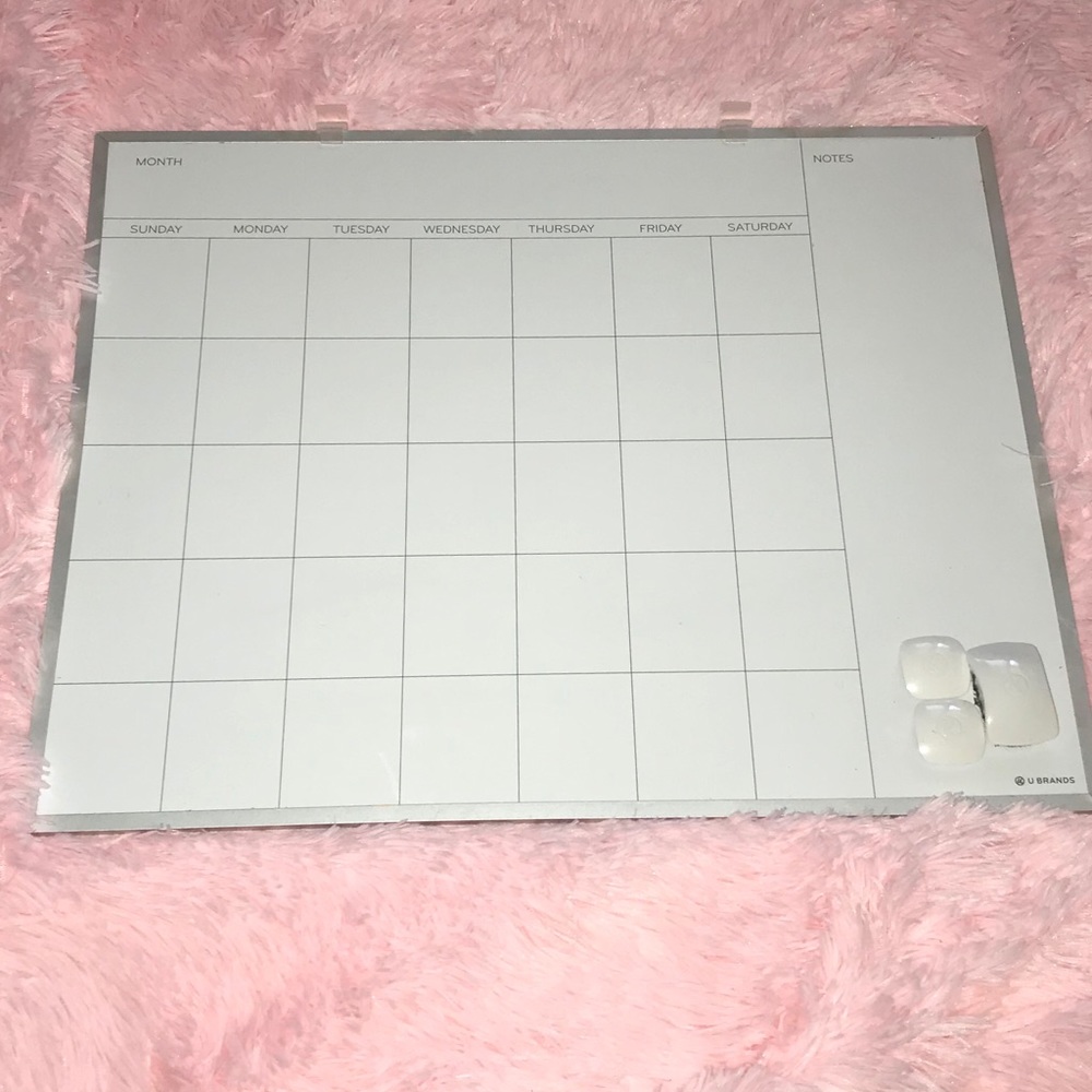 Dry Erase Calendar